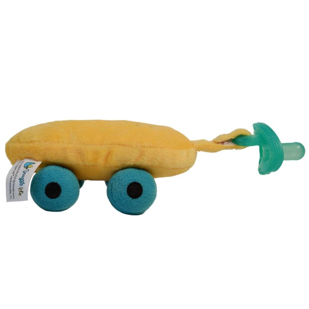 Baby Pacifier Plush Holder  The Skateboard Pacifier by Snuggle Life